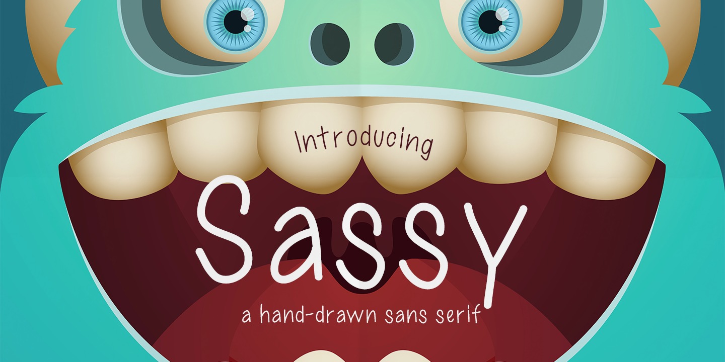 Шрифт Sassy